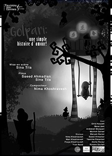 Affiche de Golpari, une simple histoire d’amour, Université Paris 8, 2020