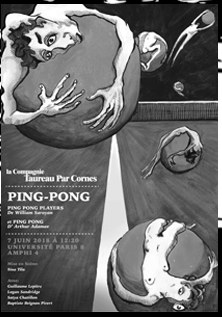 Affiche de Ping-Pong, festival TEP8, juin 2018