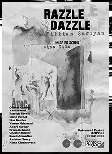 Affiche de Razzle Dazzle, Université Paris 8, mai 2022